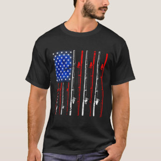USA Fishing American Flag T-Shirt