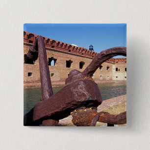 USA, FL, Florida Keys, Fort Jefferson, 1846, 15 Cm Square Badge