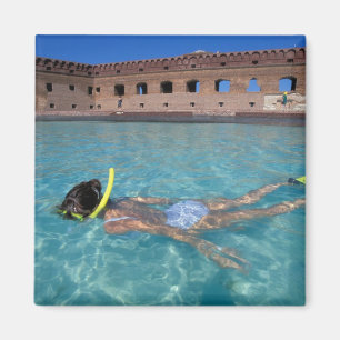 USA, FL, Florida Keys, Fort Jefferson, 1846, Magnet