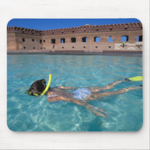 USA, FL, Florida Keys, Fort Jefferson, 1846, Mouse Pad
