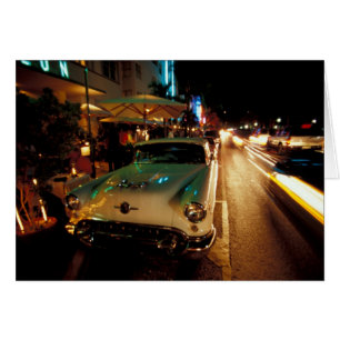 USA, FL, Miami, South Beach at night. 2