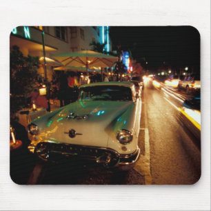 USA, FL, Miami, South Beach at night. 2 Mouse Pad