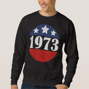 Usa Flag 1973 Protect Roe V Wade Women's Rights Fe Sweatshirt