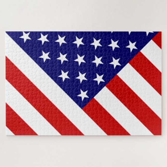USA Flag 20x30 1014pc jpcnt Jigsaw Puzzle (Horizontal)