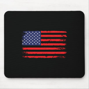 Usa Flag 4th Of July American Flag United States O Mouse Pad