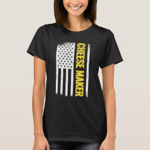 USA Flag 4th of July gouda foodie gouda Cheese M T-Shirt