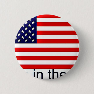 USA Flag 6 Cm Round Badge