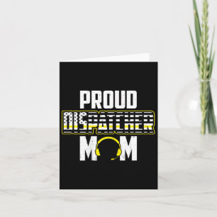Usa Flag 911 Dispatcher Mum 4th Of July Proud Disp Card