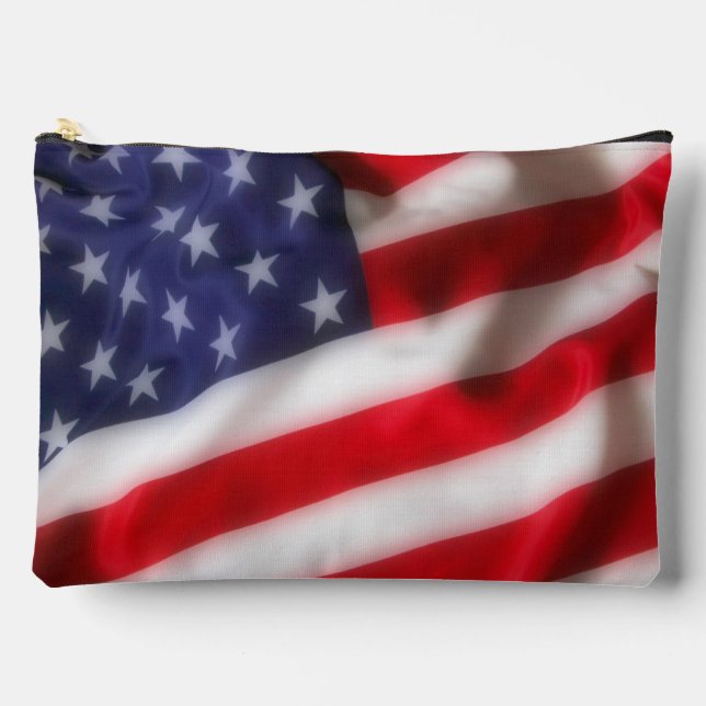 USA Flag Accessory Pouch (Front)