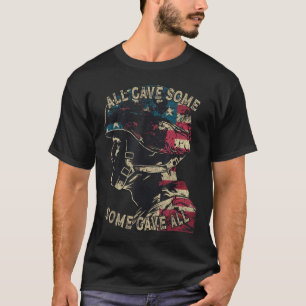 Usa Flag All Gave Some American Armed Forces Memor T-Shirt