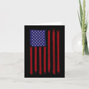 Usa Flag American Flag United States Of America 4t Card