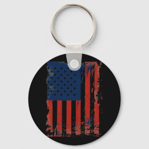 Usa Flag American Flag United States Of America 4t Key Ring