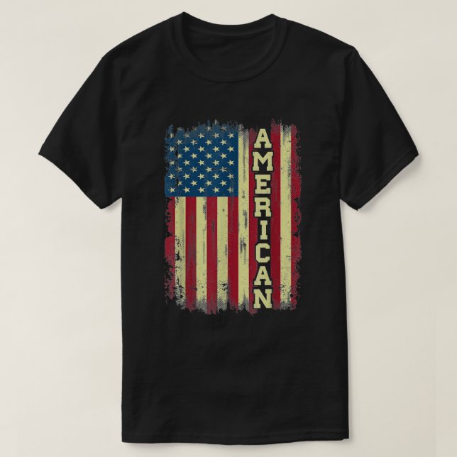 USA Flag American Flag United States of America 4t T-Shirt (Design Front)