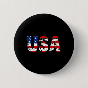 Usa Flag American Flag Us National Patriotic Usa 4 6 Cm Round Badge