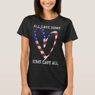 Usa Flag American Patriotic Heart Armed Forces T-Shirt