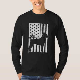 Usa Flag American Rat Terrier Theme T-Shirt