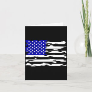 Usa flag american stars and stripes patriotic card