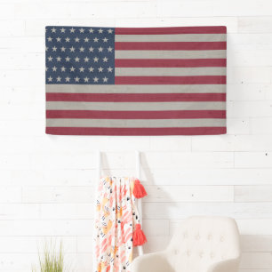 USA FLAG BANNER 4TH OF JULY