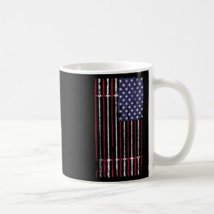 Usa Flag Barbell For Women Men Coffee Mug