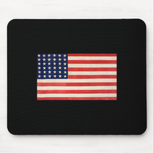 Usa Flag Basic For Men Women And Kids Us Patriotic Mouse Pad