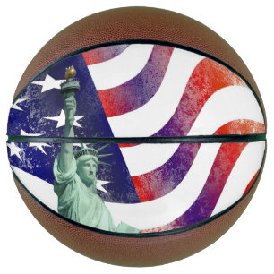 Usa flag basketball