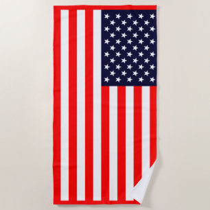 USA flag Beach Towel