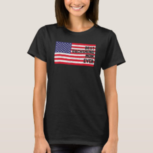 Usa Flag Best Dachshund Mum Ever Patriotic Fourth T-Shirt