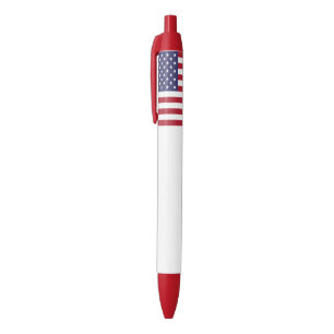USA flag Blue Ink Pen