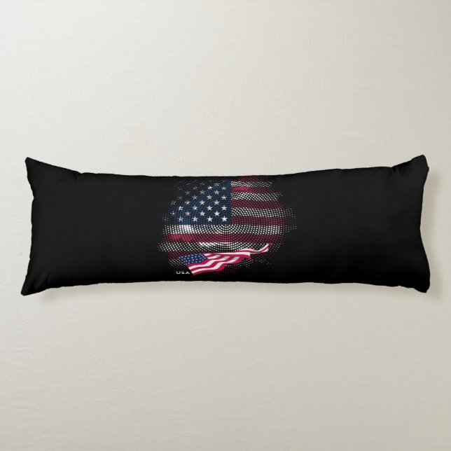 USA flag Body Cushion (Front)