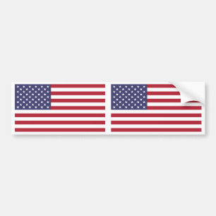 USA Flag Bumper Sticker