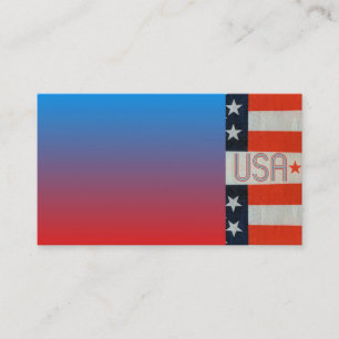 USA Flag Business Card
