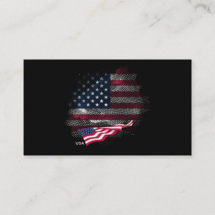 USA flag Business Card