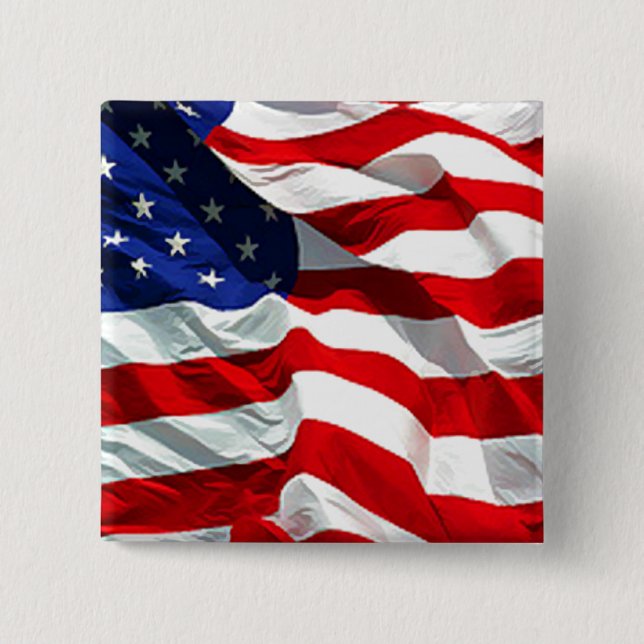 USA Flag Button Pins (Front)