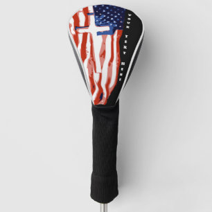 USA Flag (C) Golf Head Cover