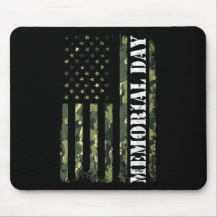 Usa Flag Camouflage Memorial Day  Mouse Pad
