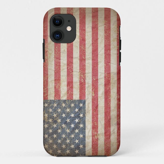 USA Flag Case-Mate iPhone Case (Back)