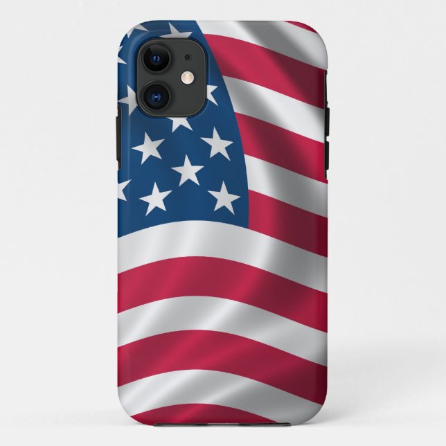 USA Flag Case-Mate iPhone Case (Back)