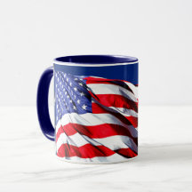 USA Flag Coffee Mug