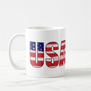 USA Flag Coffee Mug
