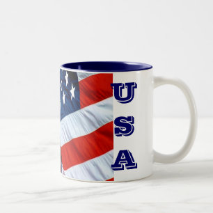 USA Flag Coffee Mug