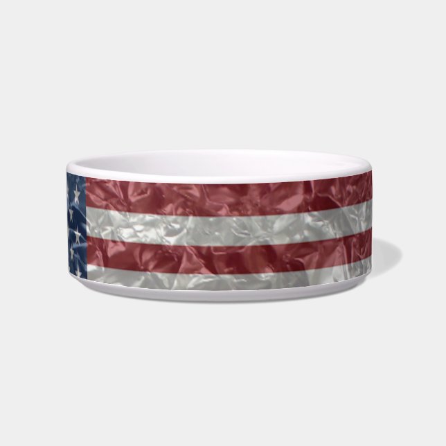 USA Flag - Crinkled Bowl (Right)