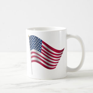 USA Flag Designs Coffee Mug