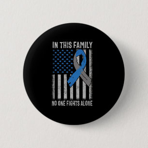 Usa Flag Diabetes Type 1 Awareness Family Support 6 Cm Round Badge