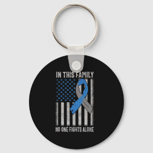 Usa Flag Diabetes Type 1 Awareness Family Support Key Ring