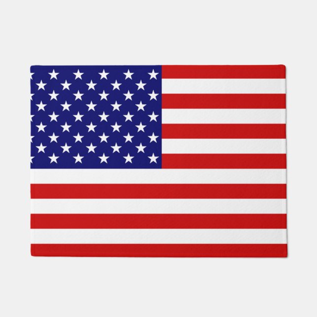 USA Flag Door Mat arc2 (Front)