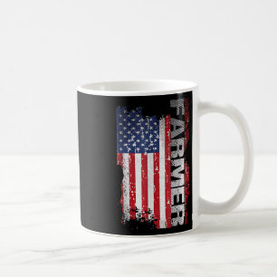Usa Flag Farmer For 4th Of July Coffee Mug
