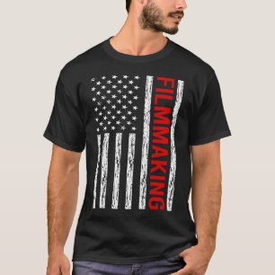 USA Flag Filmmaking Filmmaker Film Making T-Shirt