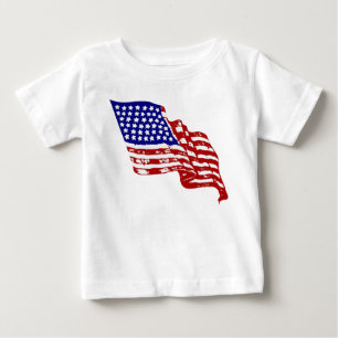 USA flag, flag of USA, American flag Baby T-Shirt