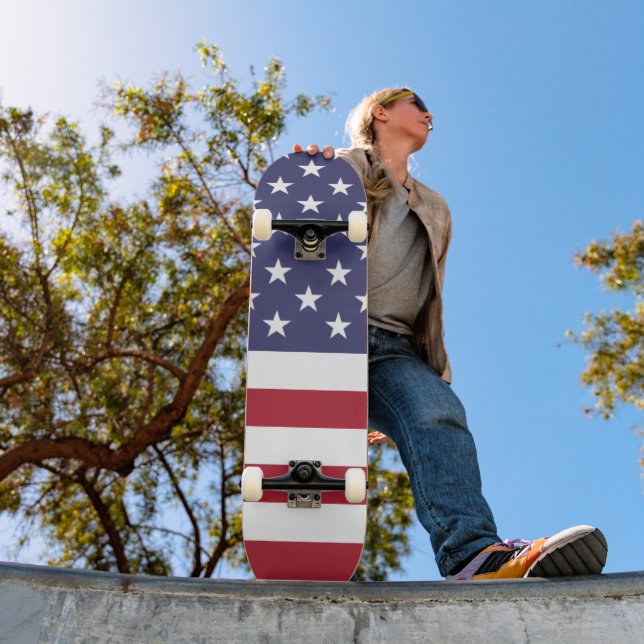 USA flag, flag of USA Skateboard (Outdoor 1)