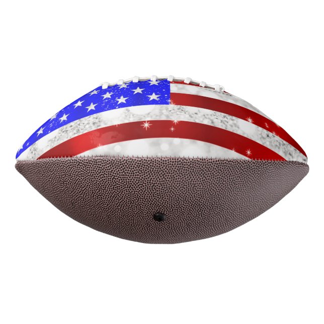 USA flag Football (Rotated 270)
